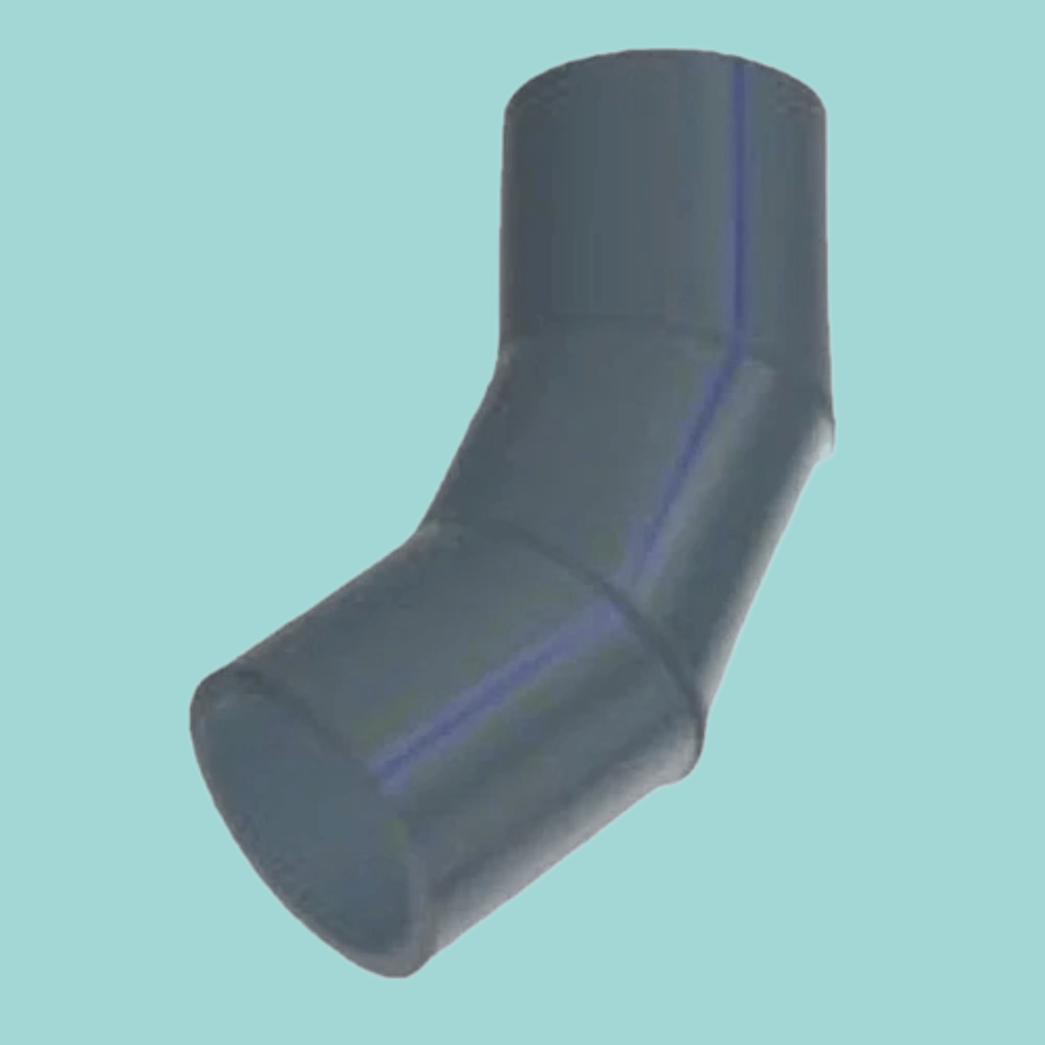 25 Degree Black HDPE Bend